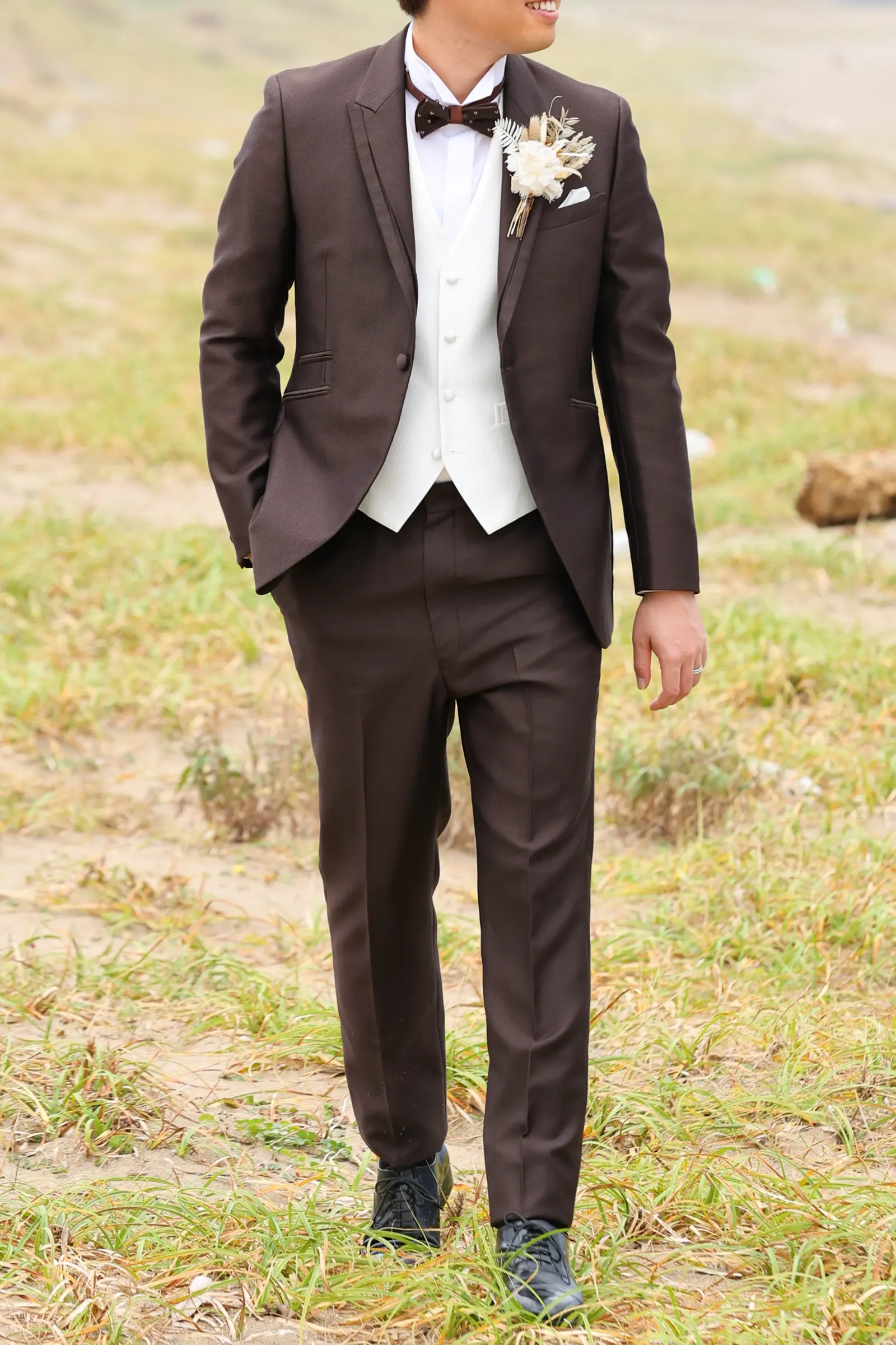 フォトジェリッシュのブラウン タキシード 013-BR (ABM)